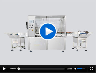 全自動(dòng)液體灌裝旋蓋一體機(jī)視頻